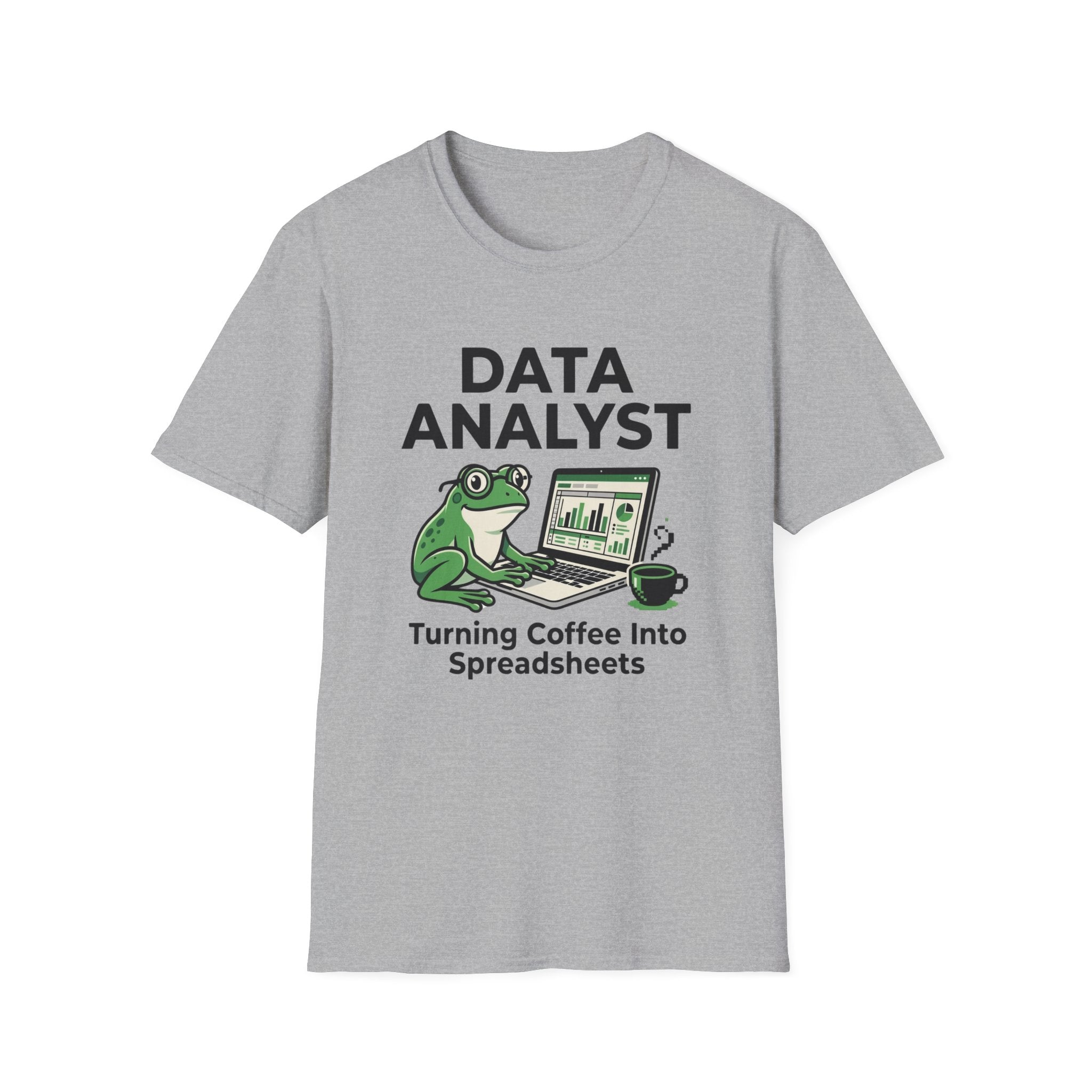 Coffee into Spreadsheets T-Shirt