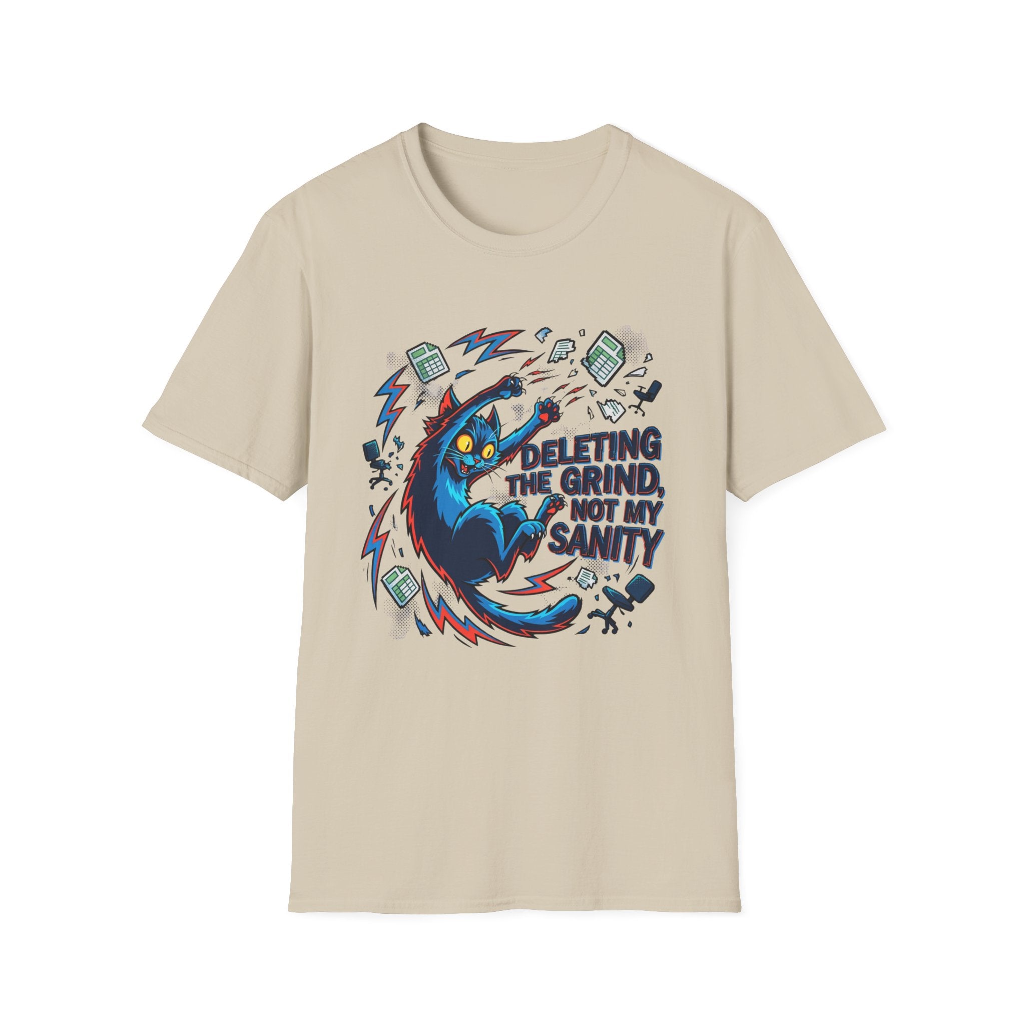 Grinding Cat T-Shirt