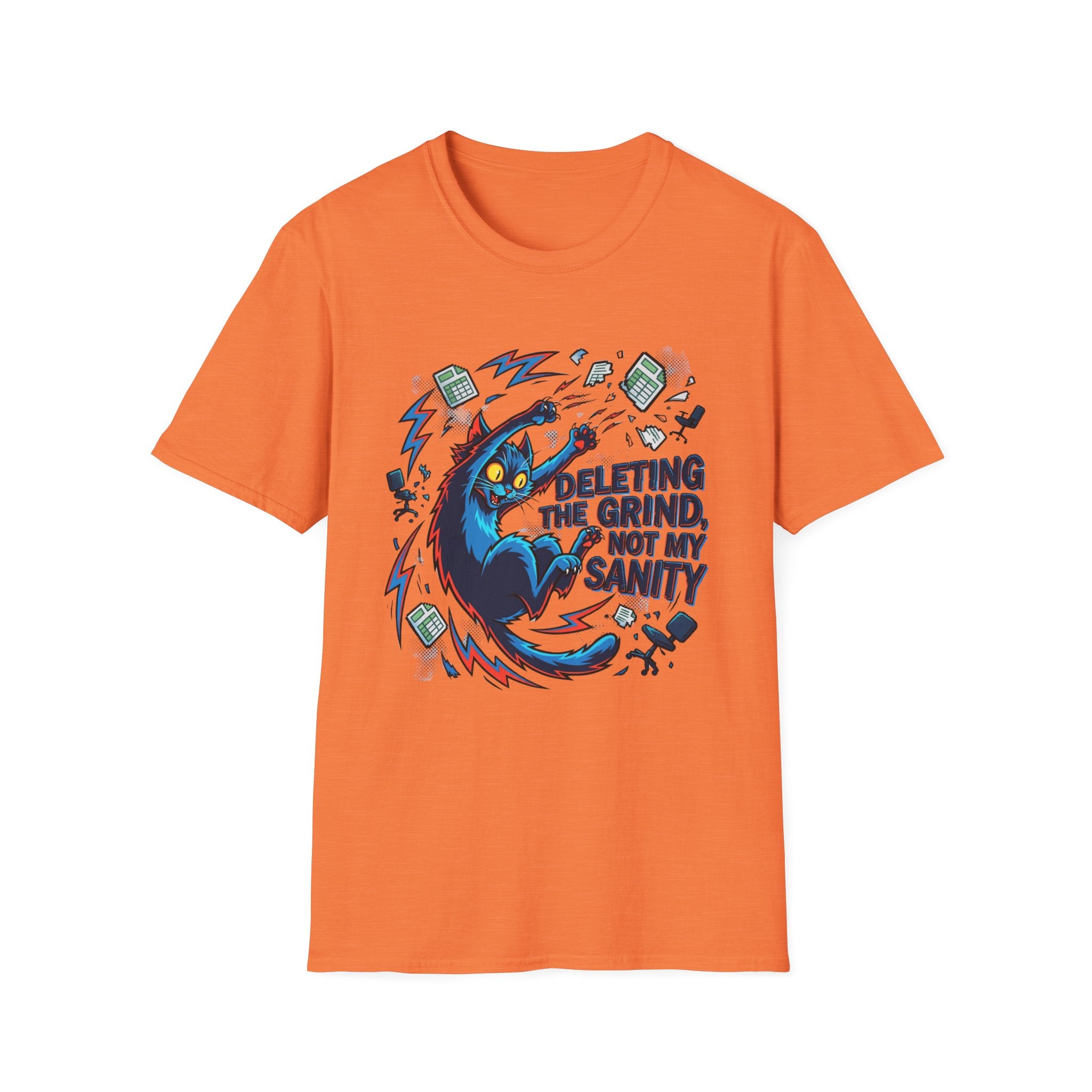 Grinding Cat T-Shirt