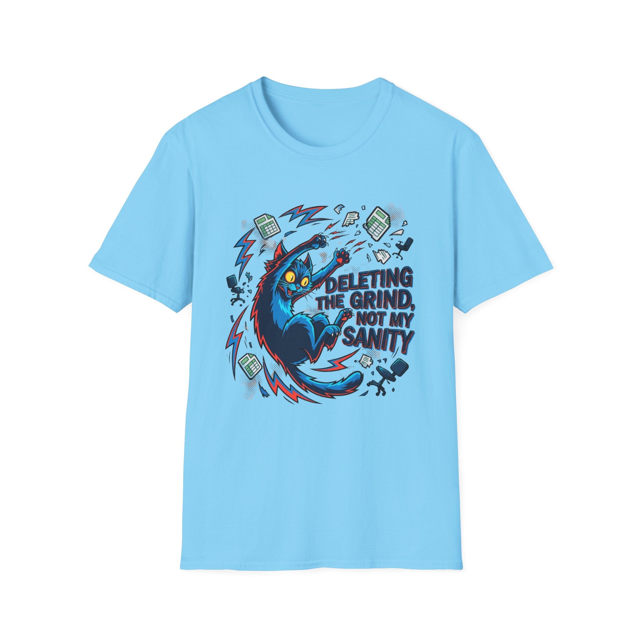 Grinding Cat T-Shirt