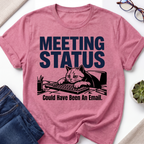 Meeting Status Cat T-Shirt