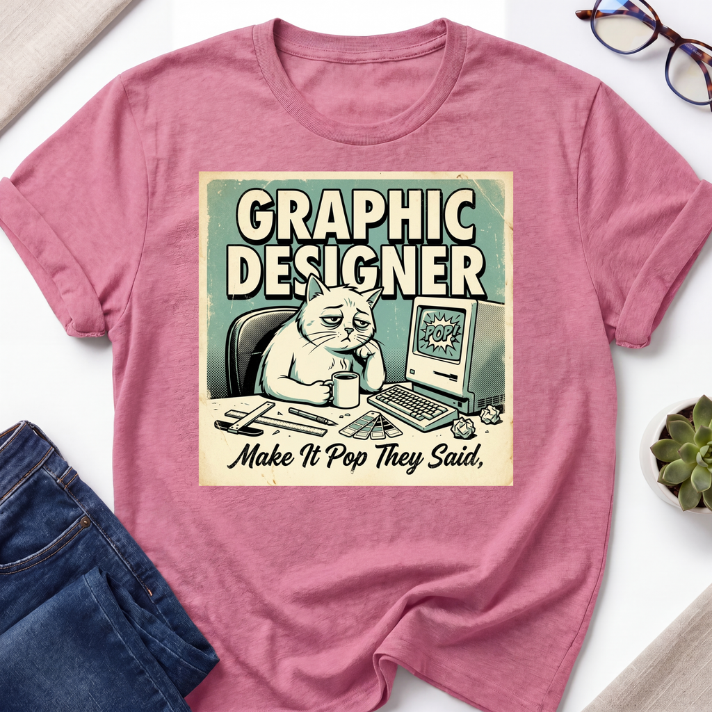 Designer Cat T-Shirt