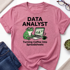 Coffee into Spreadsheets T-Shirt