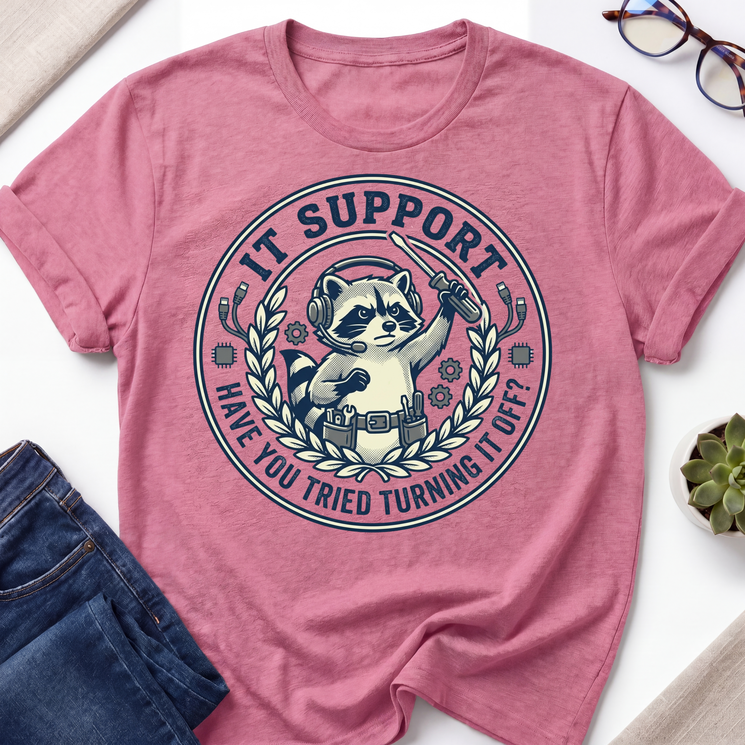 IT Support Turn on/off T-Shirt