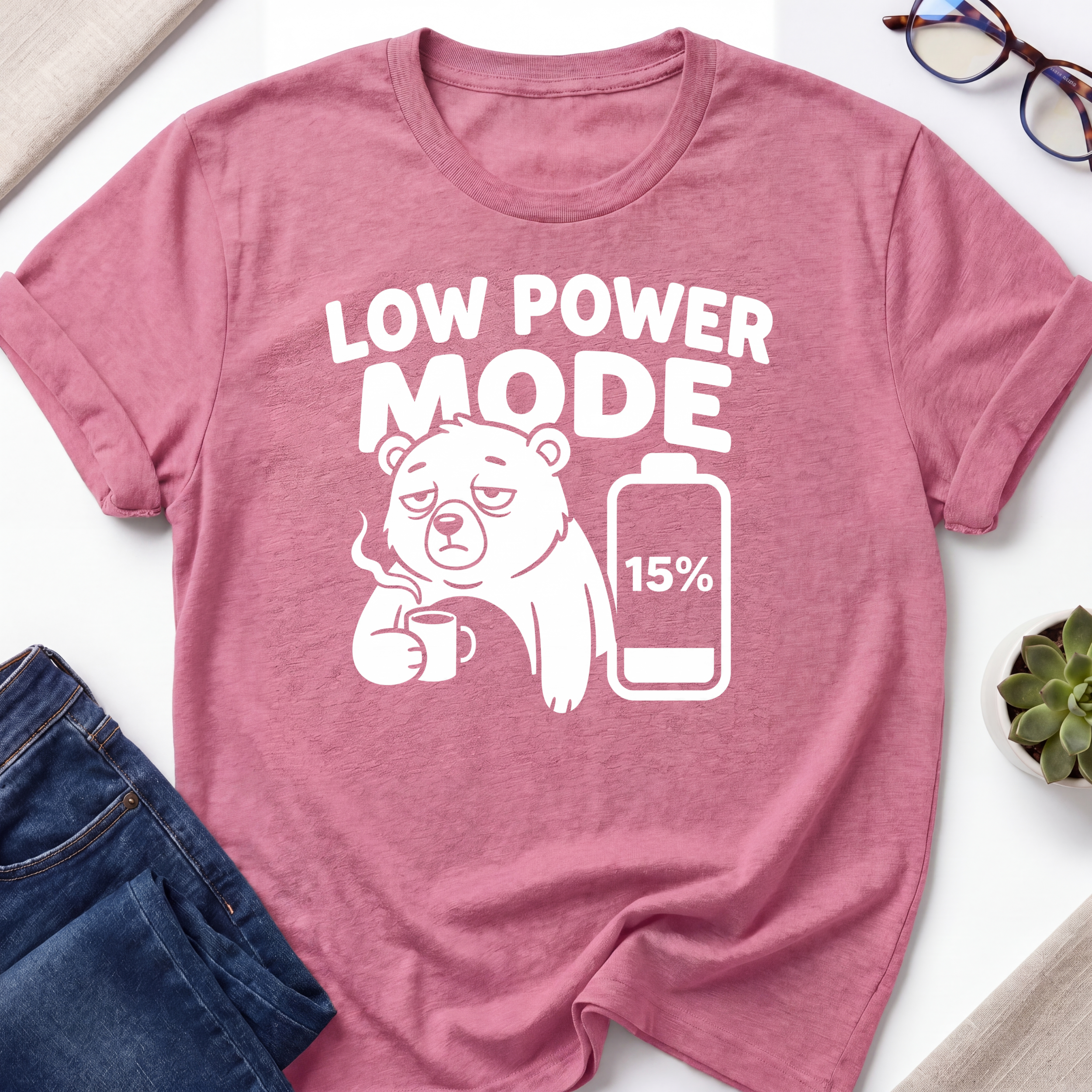 Low Power Mode Bear T-Shirt