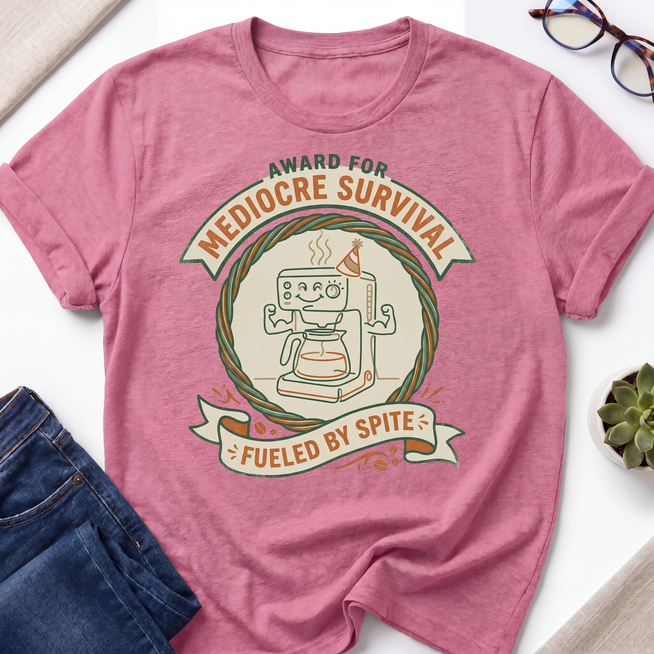 Mediocre Survival Award T-Shirt