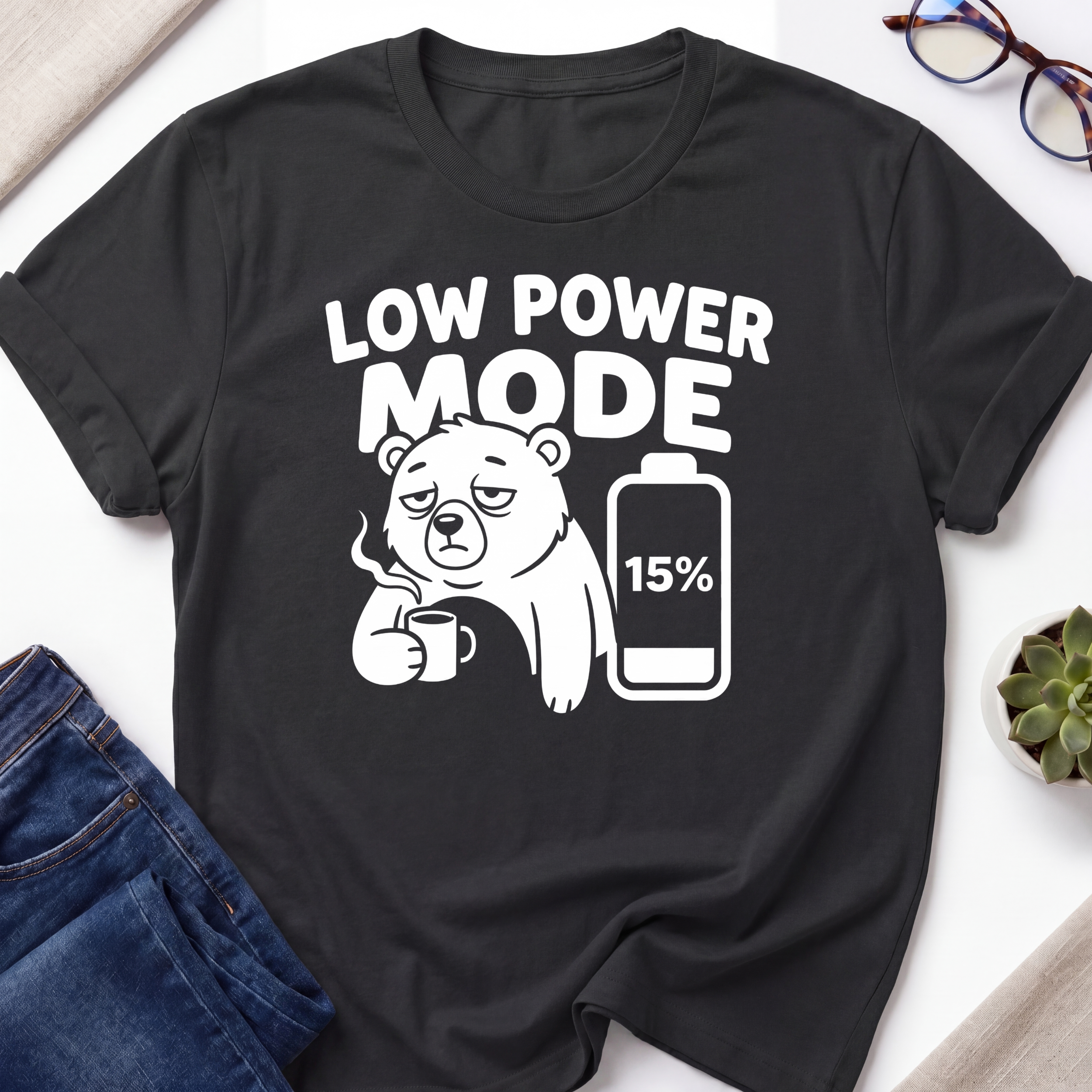 Low Power Mode Bear T-Shirt