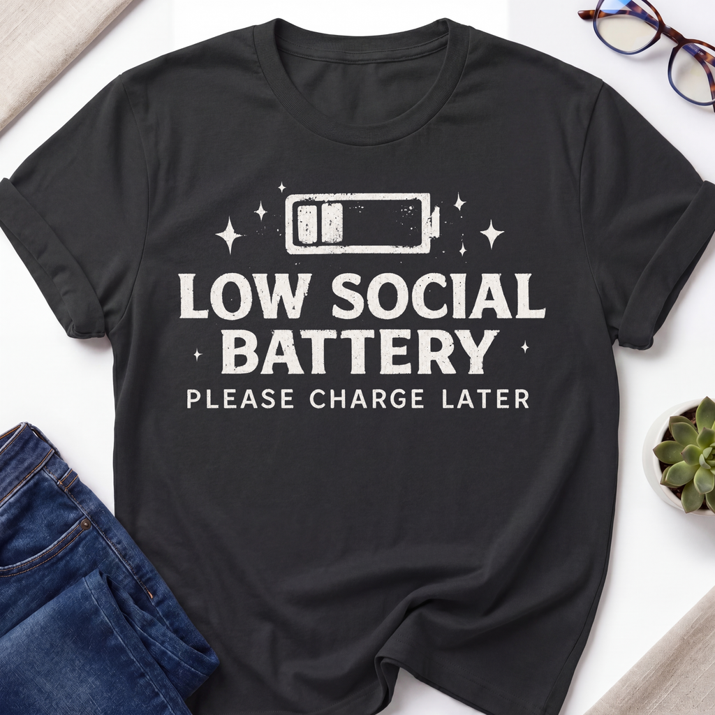 Low Social Battery T-Shirt