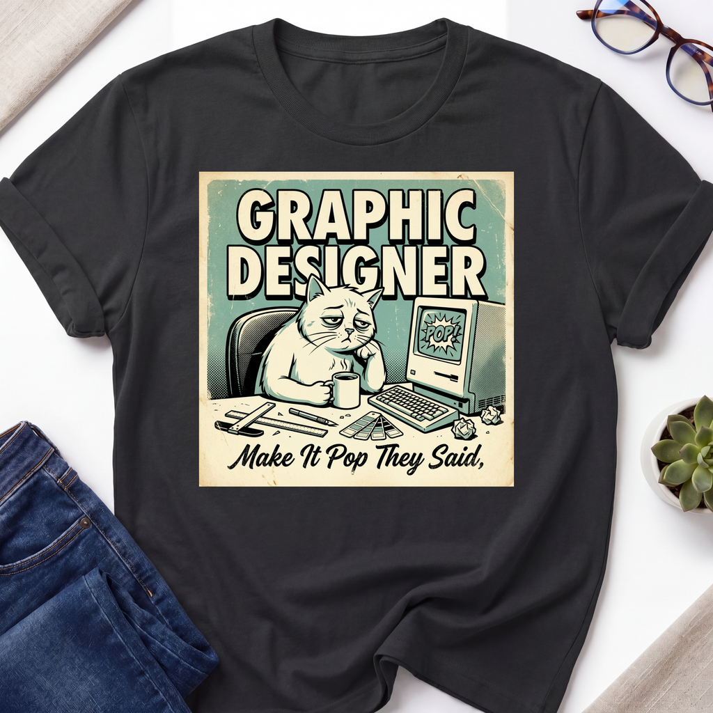 Designer Cat T-Shirt