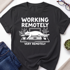 Remote Working Cat T-Shirt