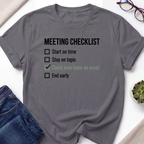 Meeting Checklist T-Shirt