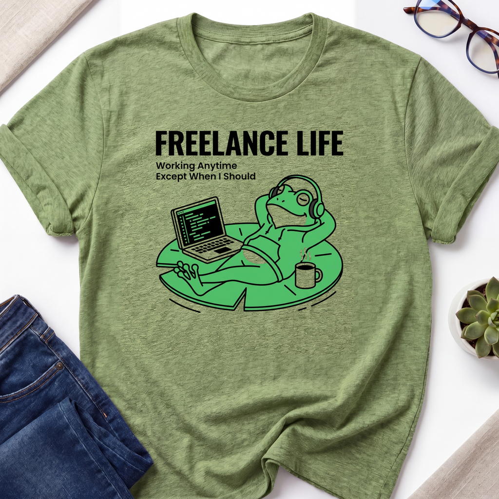 Freelance Life Frog T-Shirt