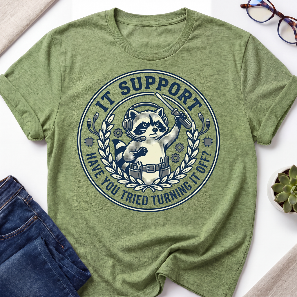 IT Support Turn on/off T-Shirt