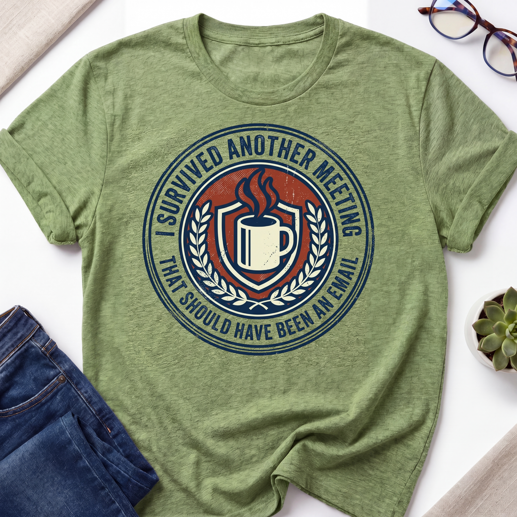 Coffee Email Meeting T-Shirt