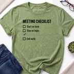 Meeting Checklist T-Shirt