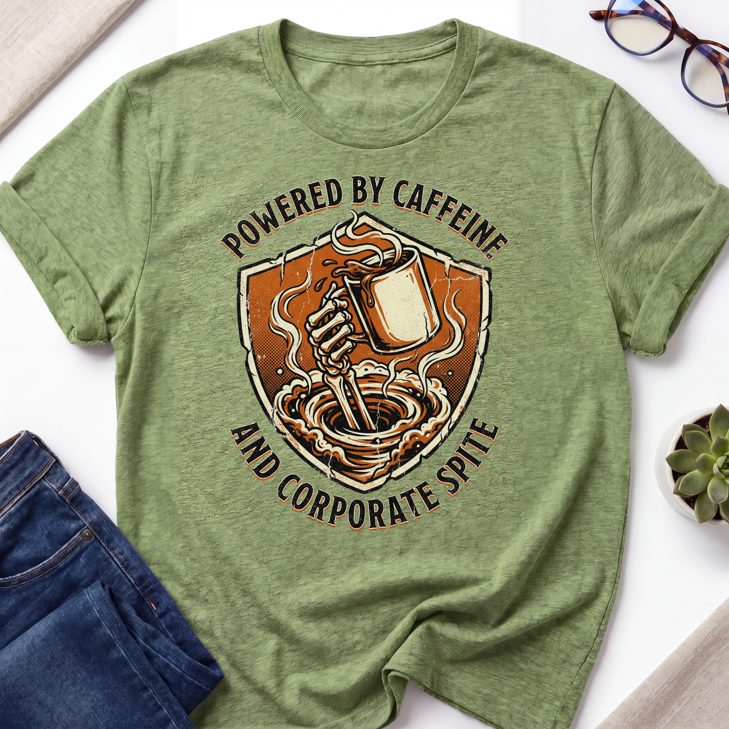 Powered by Caffeine T-Shirt