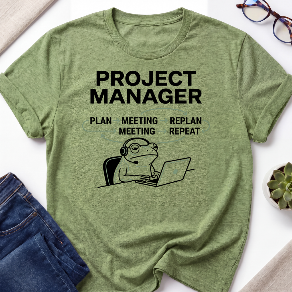 Project Manager Frog T-Shirt