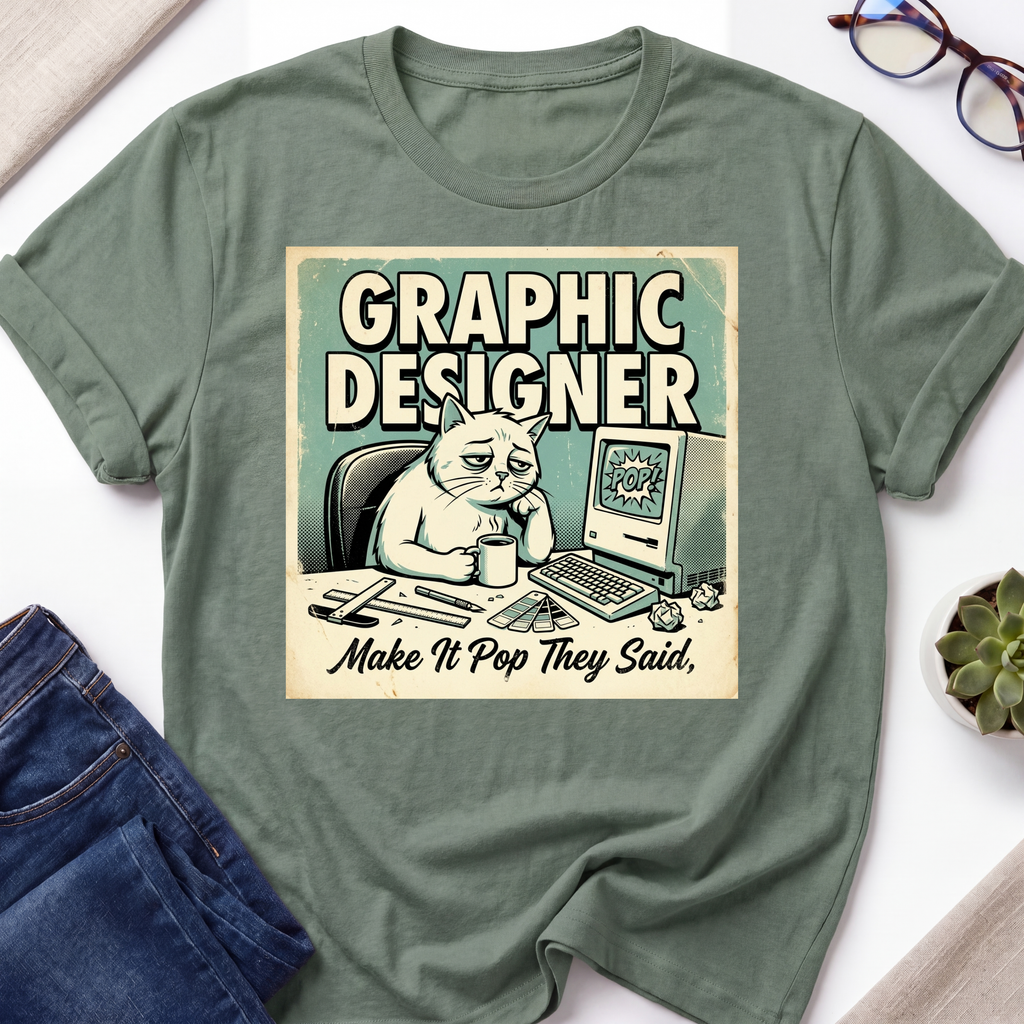 Designer Cat T-Shirt