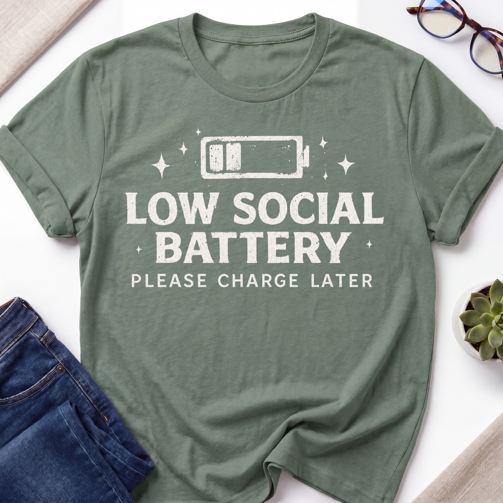 Low Social Battery T-Shirt