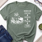 Raccoon Workflow T-Shirt