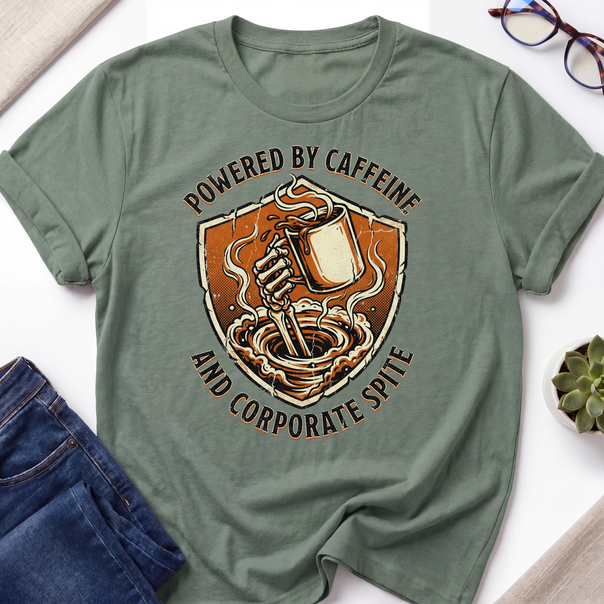 Powered by Caffeine T-Shirt
