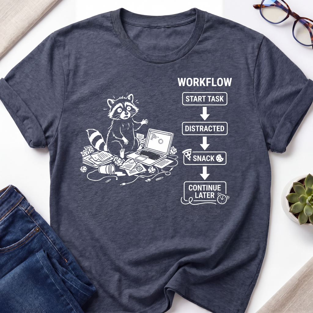 Raccoon Workflow T-Shirt