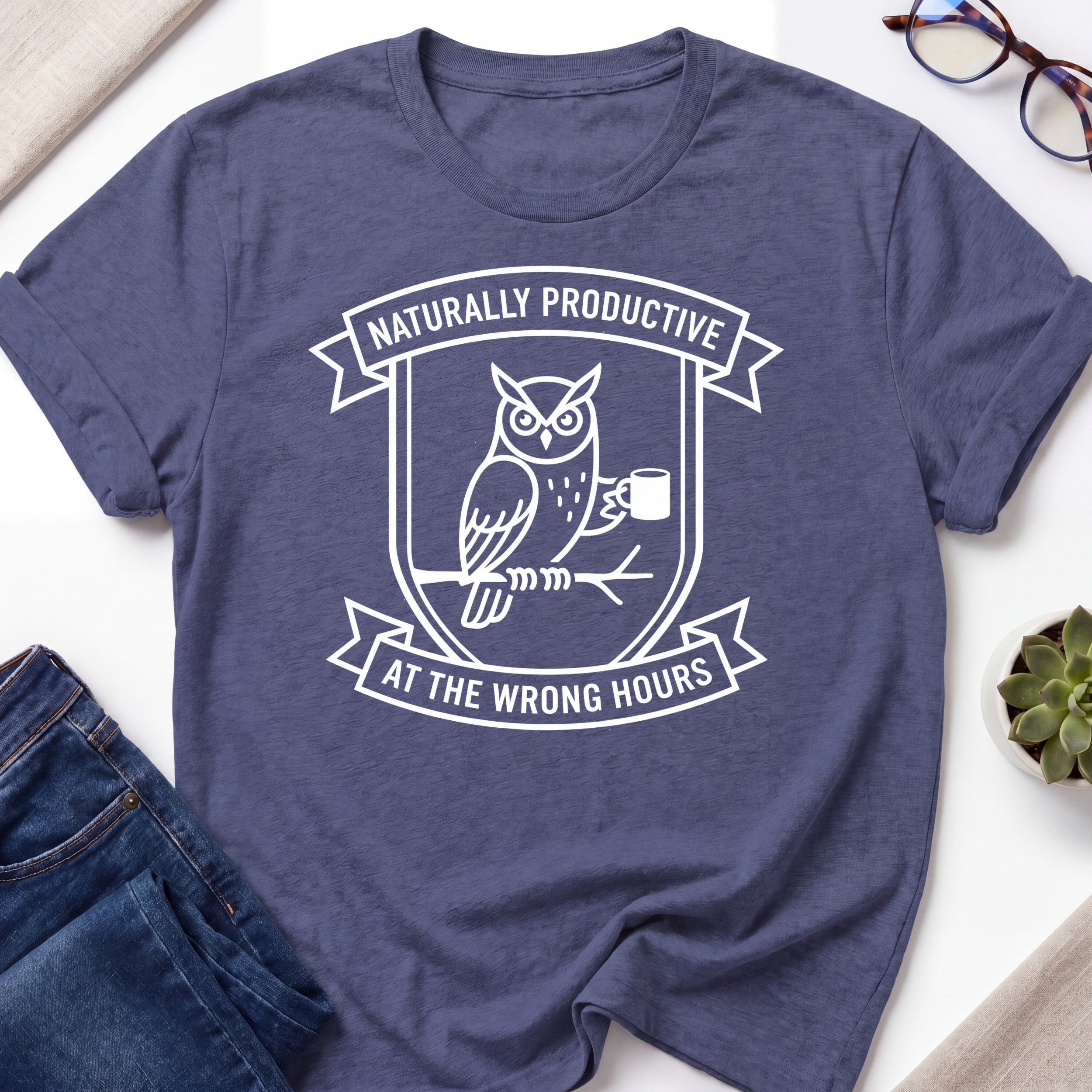 Productive Owl T-Shirt