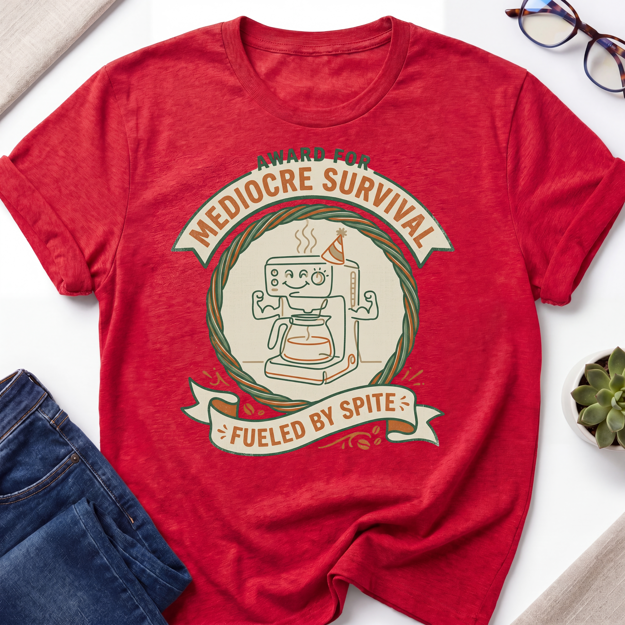 Mediocre Survival Award T-Shirt