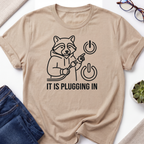 IT Office Plugging in T-Shirt