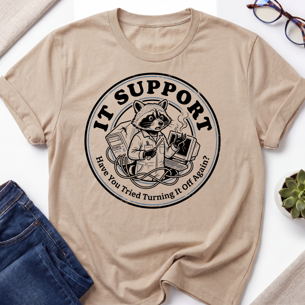 IT Support Humor T-Shirt