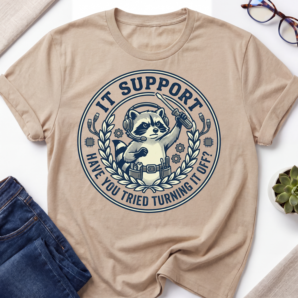 IT Support Turn on/off T-Shirt