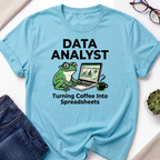 Coffee into Spreadsheets T-Shirt