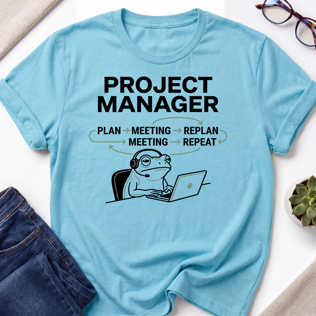 Project Manager Frog T-Shirt