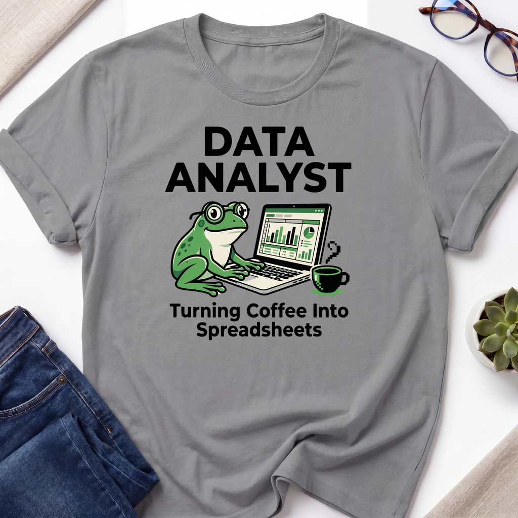 Coffee into Spreadsheets T-Shirt