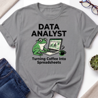 Coffee into Spreadsheets T-Shirt