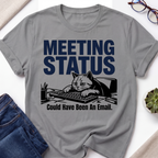 Meeting Status Cat T-Shirt