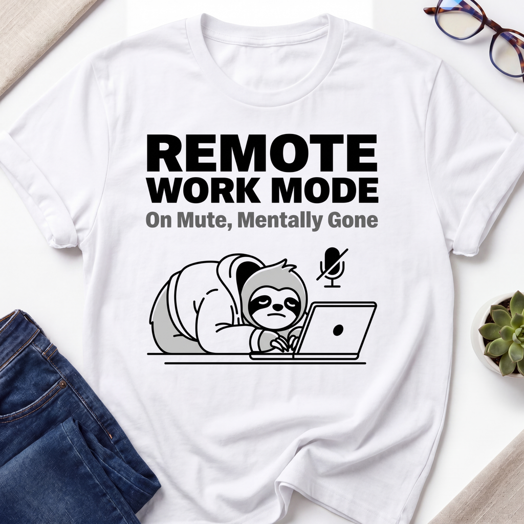 Remote Work Mode T-Shirt