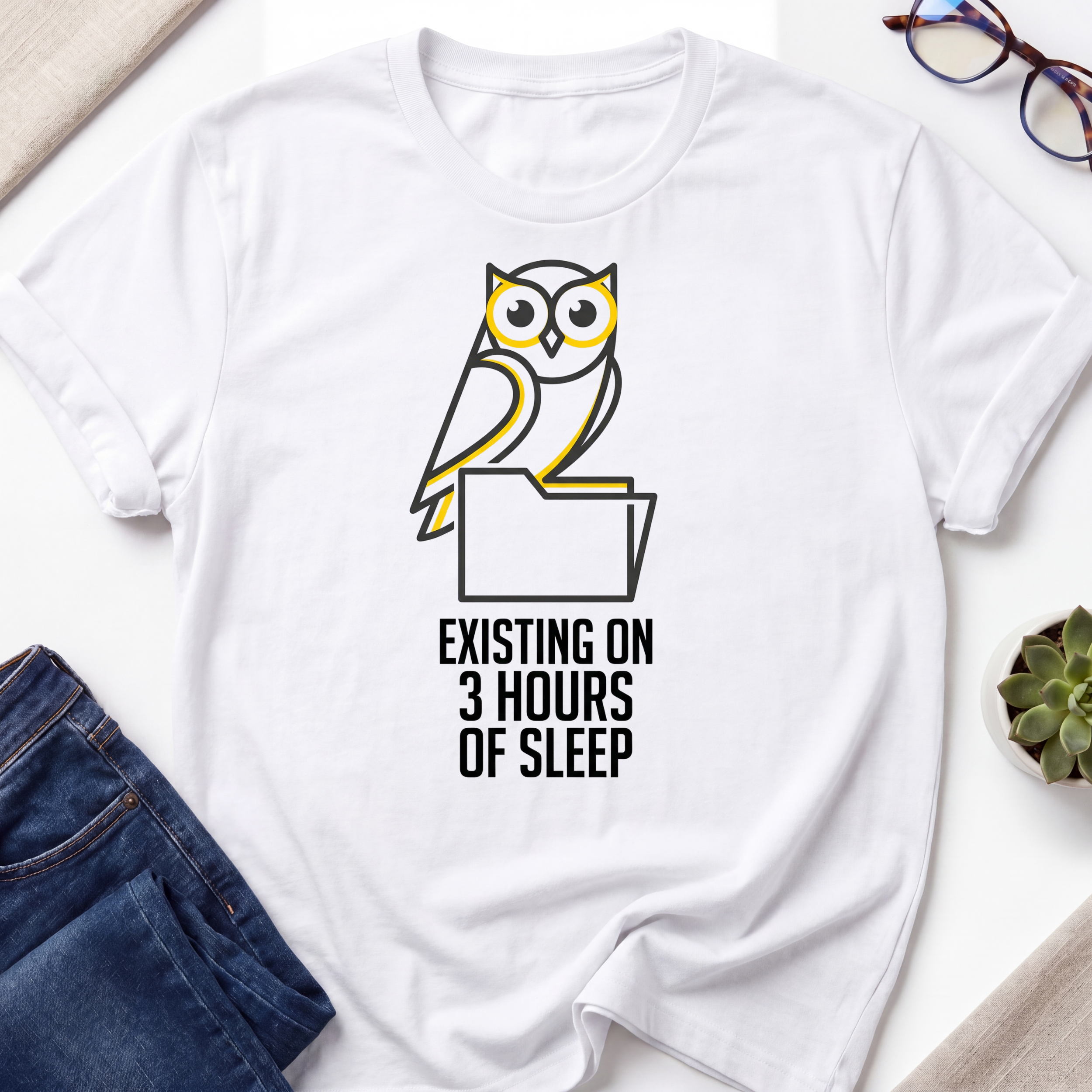 3 Hours of Sleep T-Shirt