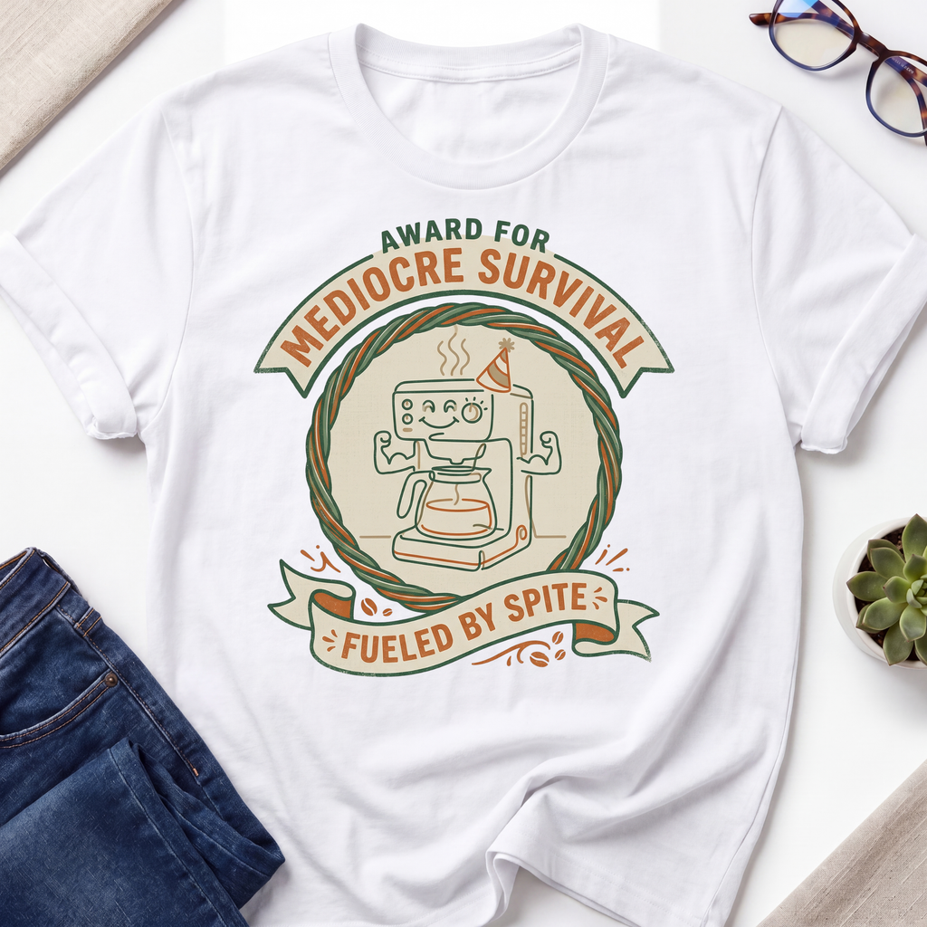 Mediocre Survival Award T-Shirt