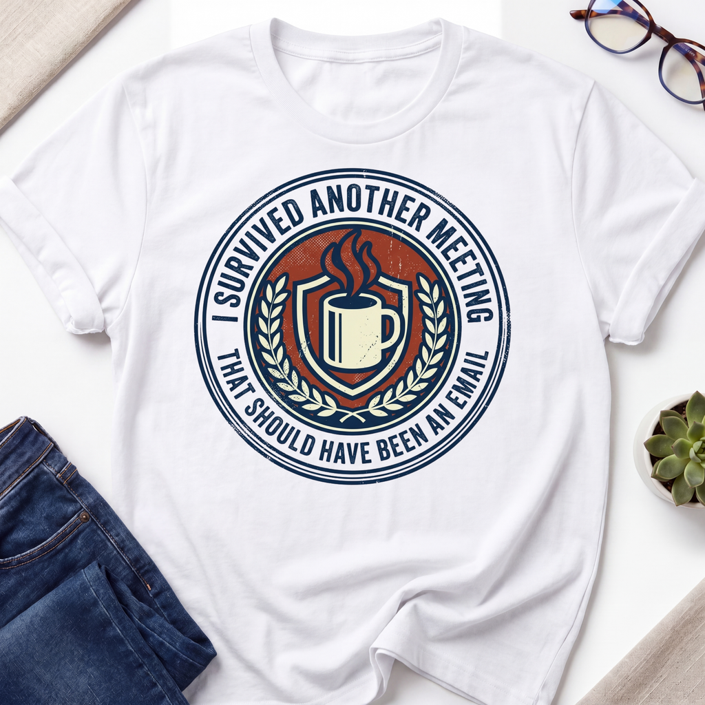 Coffee Email Meeting T-Shirt
