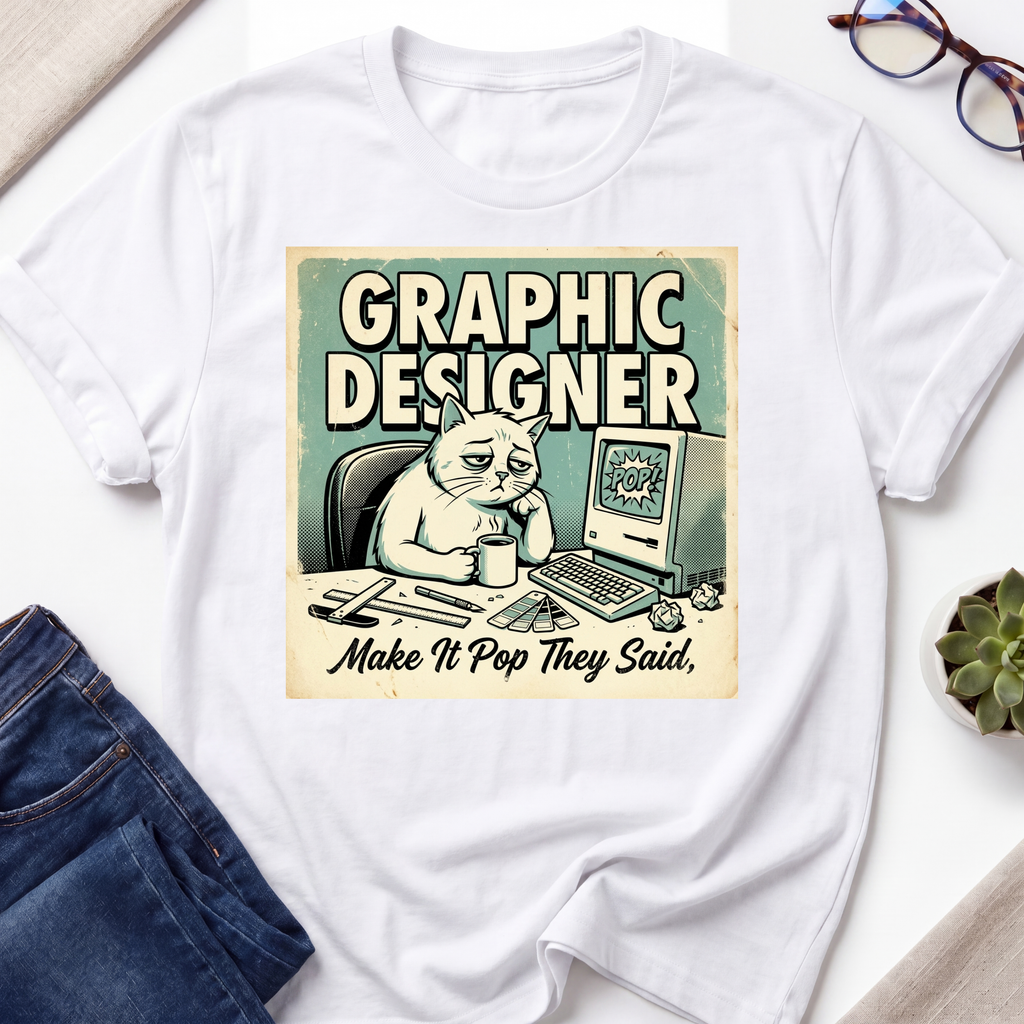 Designer Cat T-Shirt